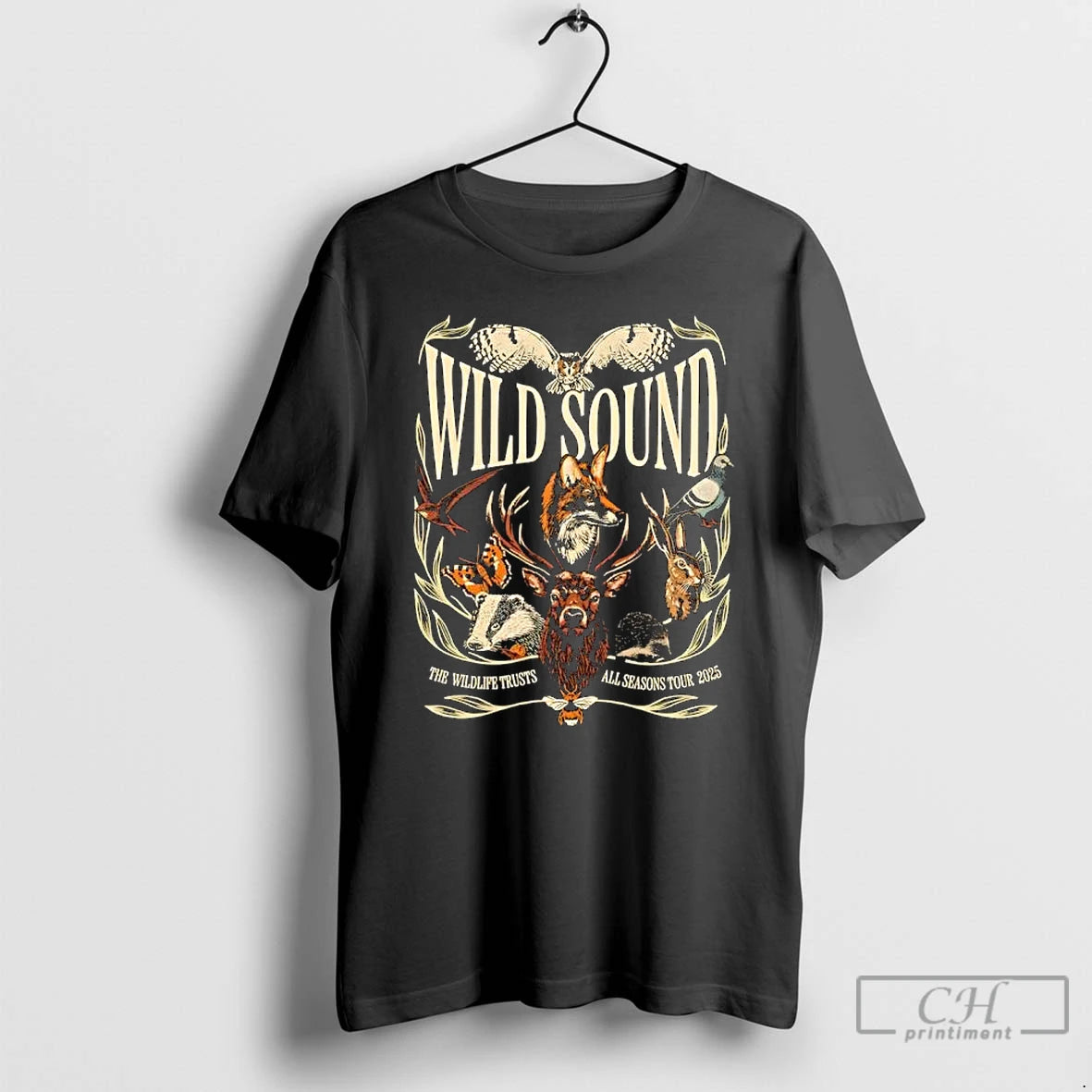 Premium Wild Sound The Wildlife Trusts All Seasons Tour 2025 T-Shirts, Hoodie, Sweatshirt | DripVista.com
