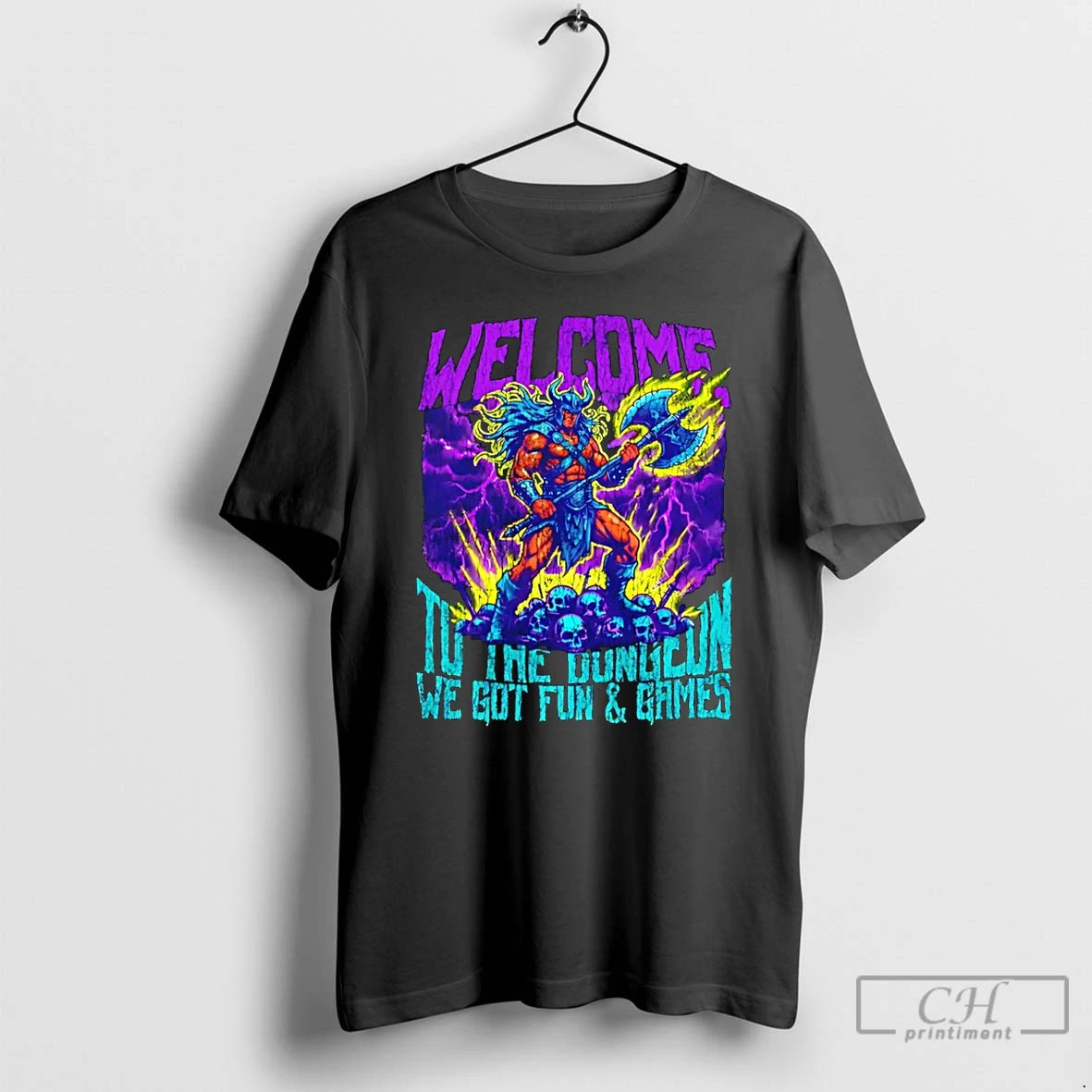 Premium Wizard Welcome To The Dungeon We Got Fun And Games T-Shirts, Hoodie, Sweatshirt | DripVista.com