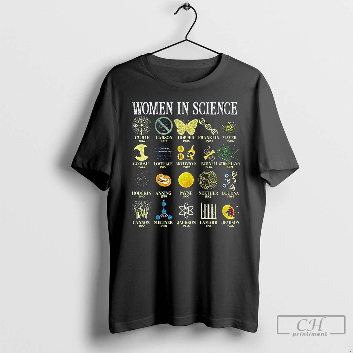Premium Woman In Science Preppy Aesthetic T-Shirts, Hoodie, Sweatshirt | DripVista.com