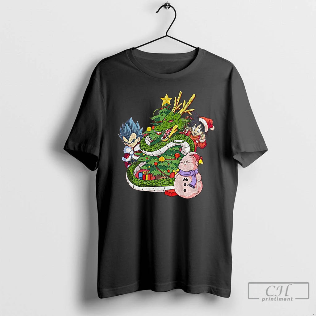 Premium Xmas Dragonball Anime T-Shirts, Hoodie, Sweatshirt | DripVista.com