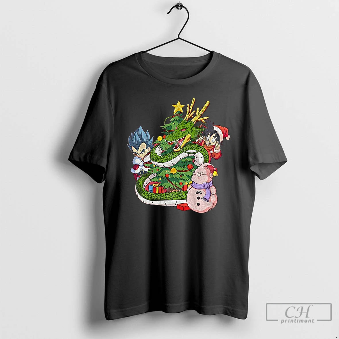 Premium Xmas Dragonball Anime T-Shirts, Hoodie, Sweatshirt | DripVista.com