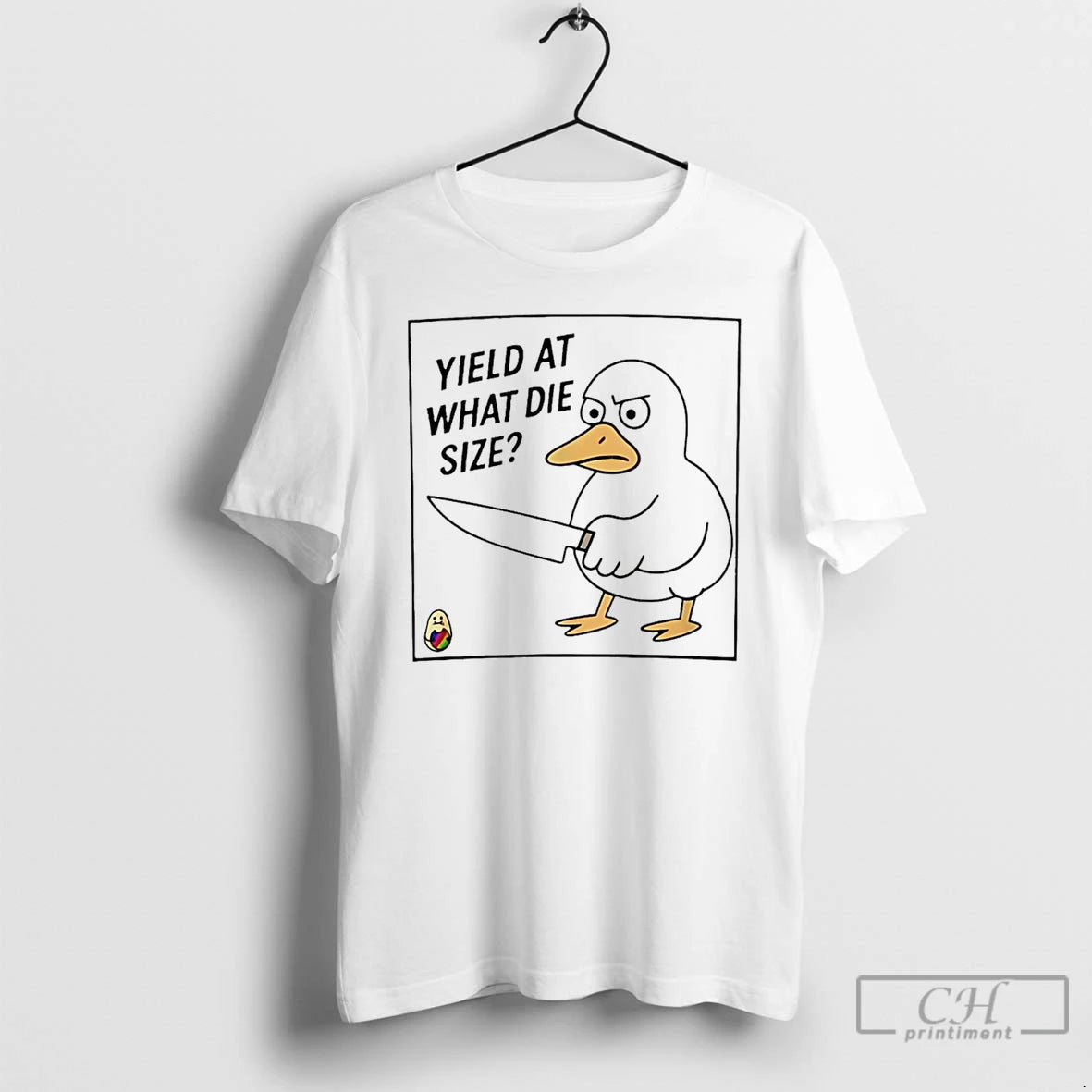 Premium Yield At What Die Size Duck Meme T-Shirts, Hoodie, Sweatshirt | DripVista.com