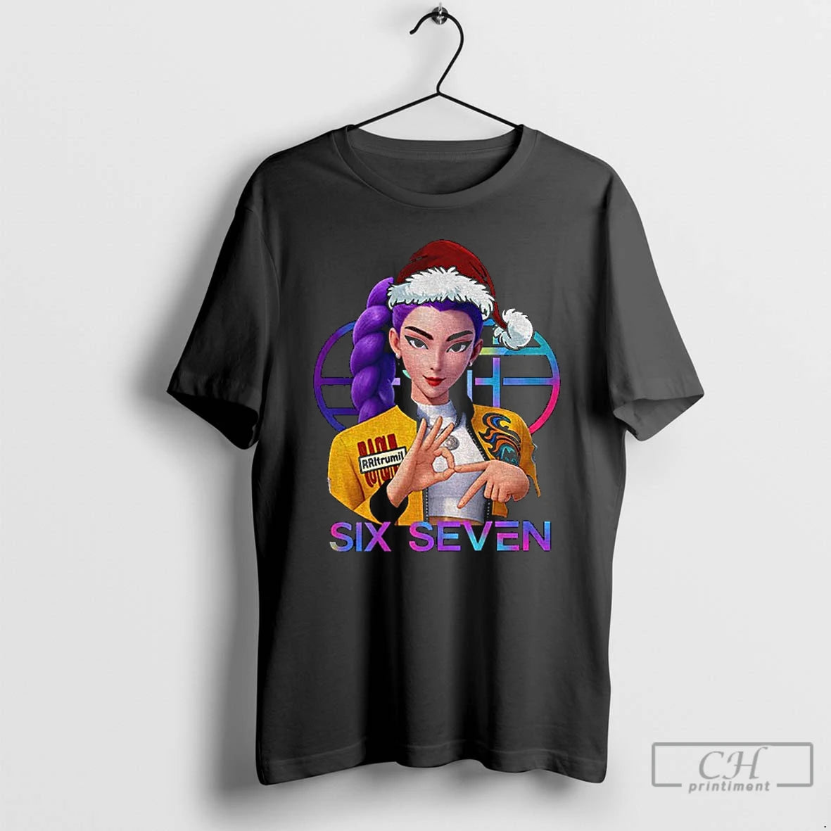 Premium Ziu5l9is Huntrix K Pop Demon Hunters 6 7 Meme Funny Christmas T Shirts Sweater Hoodie, Sweatshirt | DripVista.com