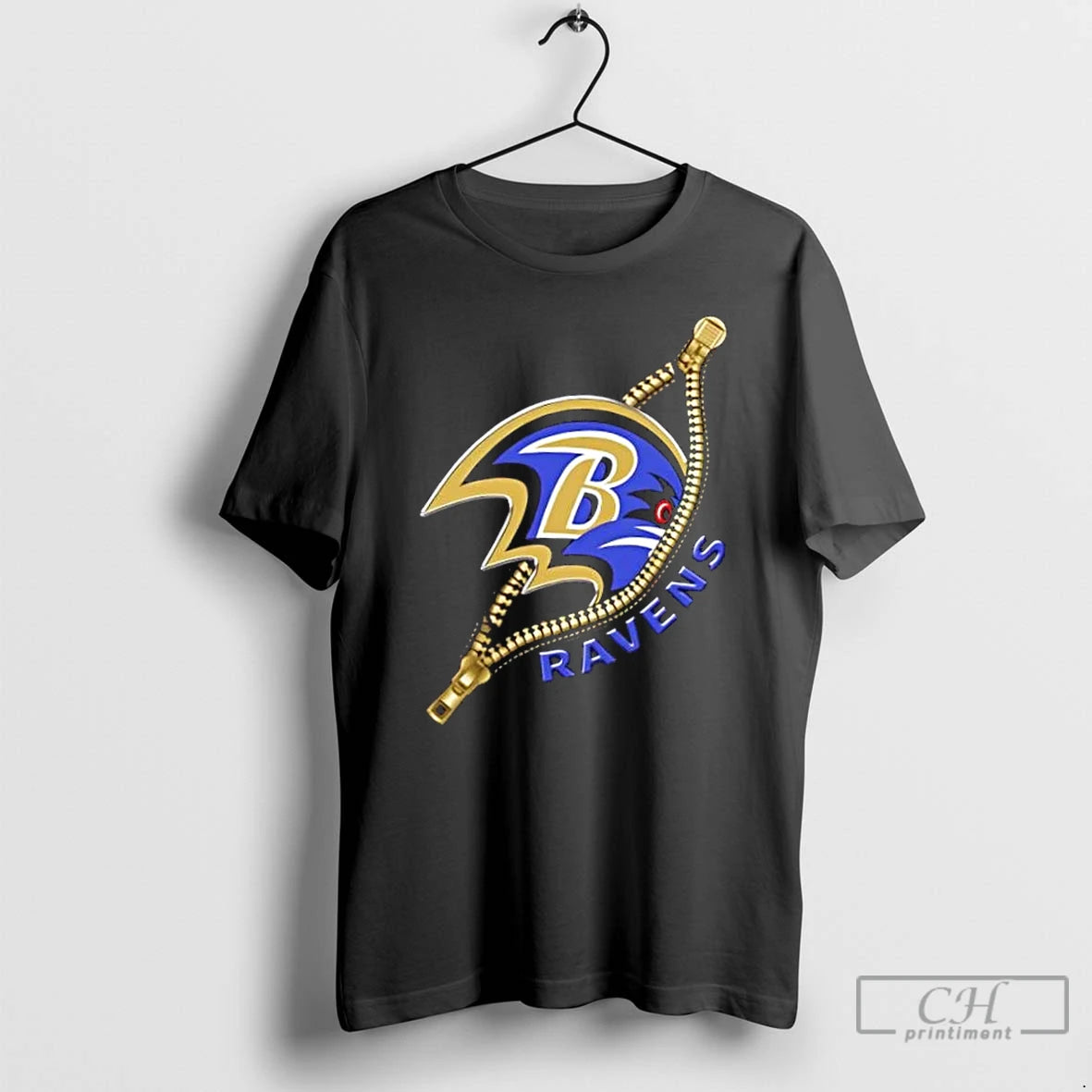 Premium Zipper X Baltimore Ravens Football Logo T-Shirts, Hoodie, Sweatshirt | DripVista.com