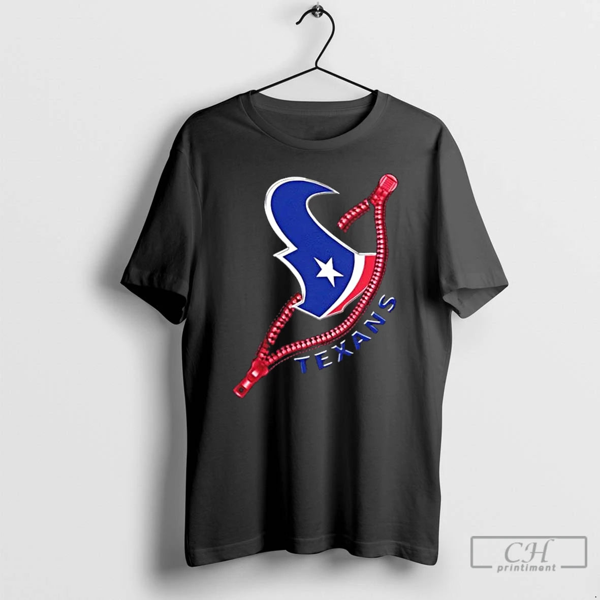 Premium Zipper X Houston Texans Football Logo T-Shirts, Hoodie, Sweatshirt | DripVista.com