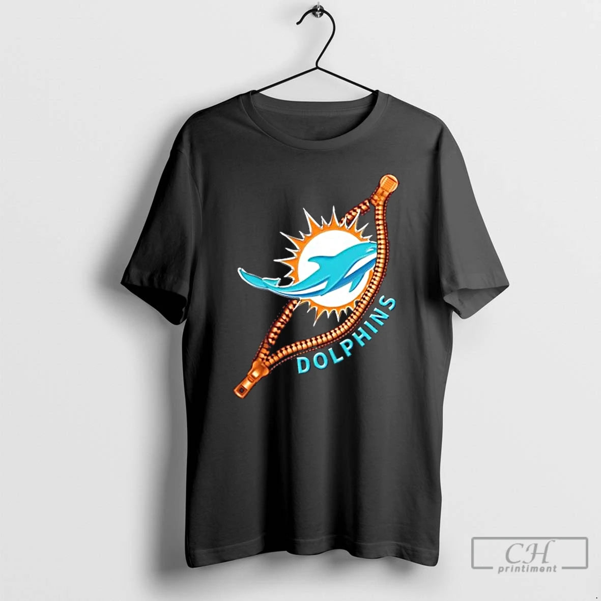 Premium Zipper X Miami Dolphins Football Logo T-Shirts, Hoodie, Sweatshirt | DripVista.com