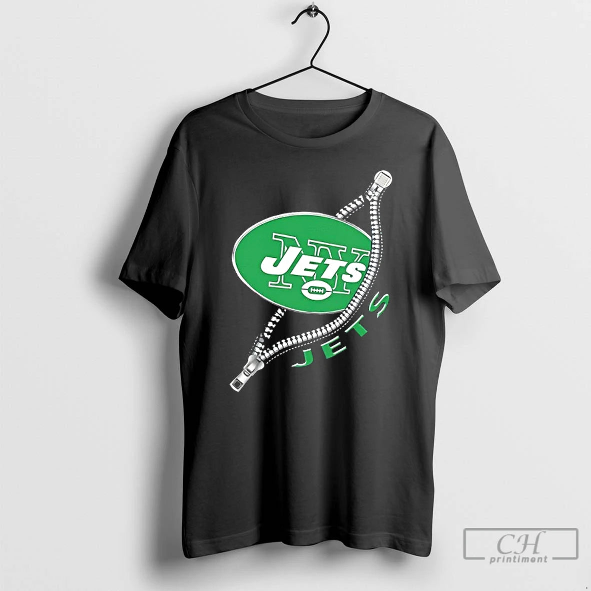 Premium Zipper X New York Jets Football Logo T-Shirts, Hoodie, Sweatshirt | DripVista.com