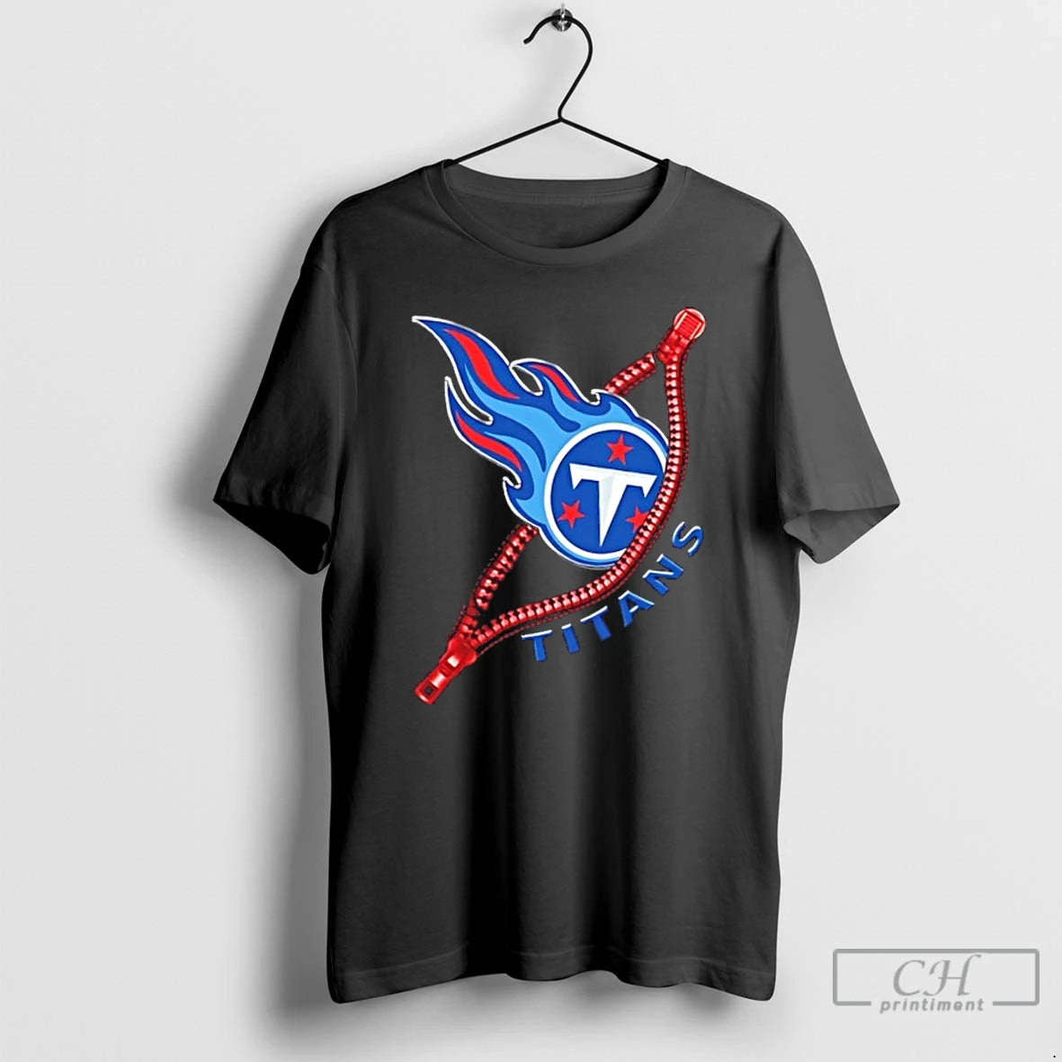Premium Zipper X Tennessee Titans Football Logo T-Shirts, Hoodie, Sweatshirt | DripVista.com