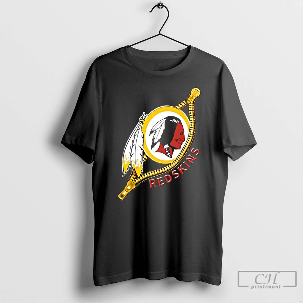 Premium Zipper X Washington Redskins Football Logo T-Shirts, Hoodie, Sweatshirt | DripVista.com