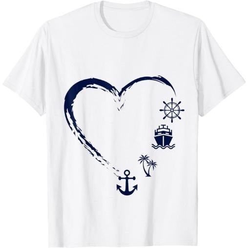 Preppy Nautical Anchor Gifts for Sailors Boaters & Yachting T-Shirt Made in USA Hoodie, Sweatshirt | DripVista.com