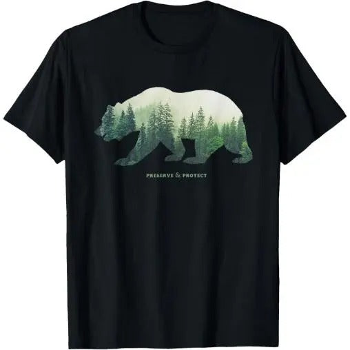 Preserve & Protect T-Shirt Vintage National Park Bear Shirt Made in USA Hoodie, Sweatshirt | DripVista.com