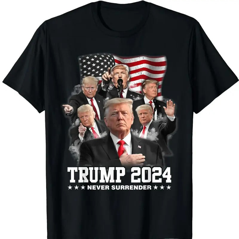 President Donald J Trump 2024 T-Shirt Graphic Tee Tops Underwear Crewneck Menswear T Shirt Hoodie, Sweatshirt | DripVista.com
