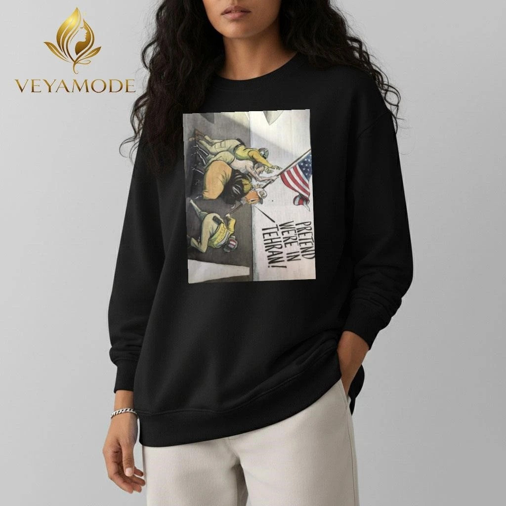 Pretend we’re in Tehran Trump x Raising the Flag on Iwo Jima tee