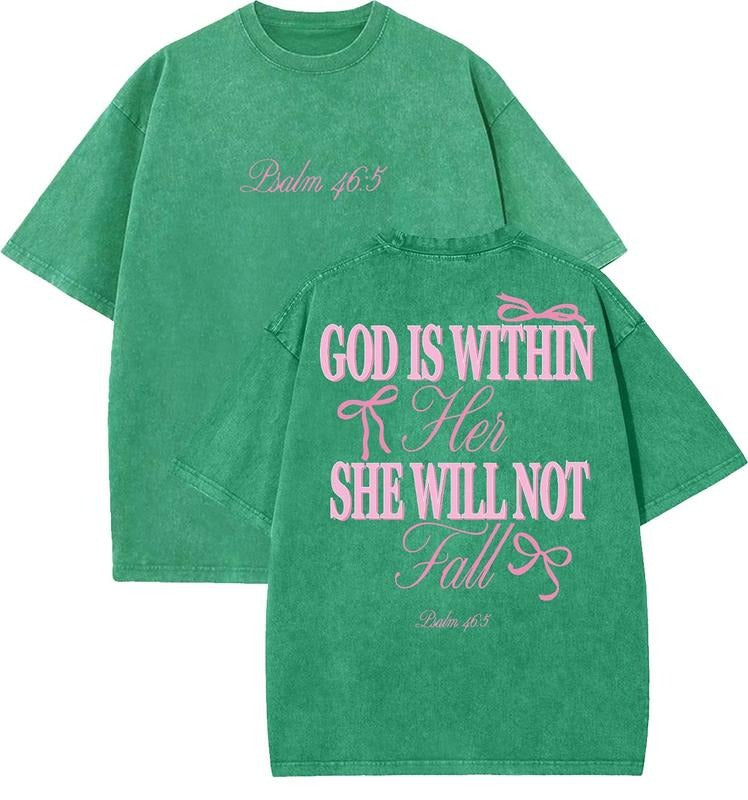 Pretty Girls Love God Unisex Washed T-Shirt, Vintage 90s Graphic Tee, Gift Top Womenswear Cotton Hoodie, Sweatshirt