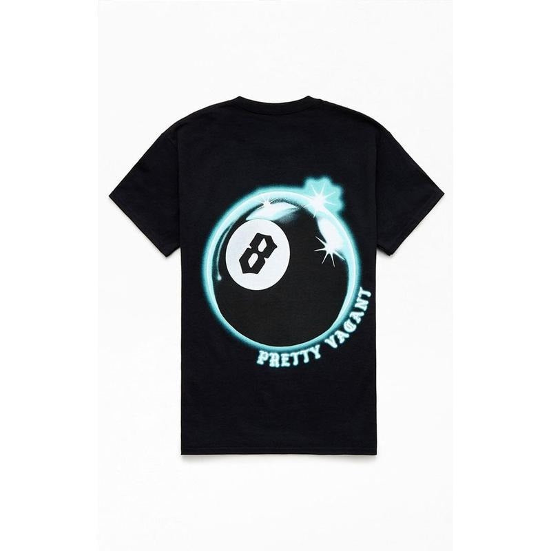 Pretty Vacant Men's 8 Ball T-Shirt - Multicolor Hoodie, Sweatshirt | DripVista.com