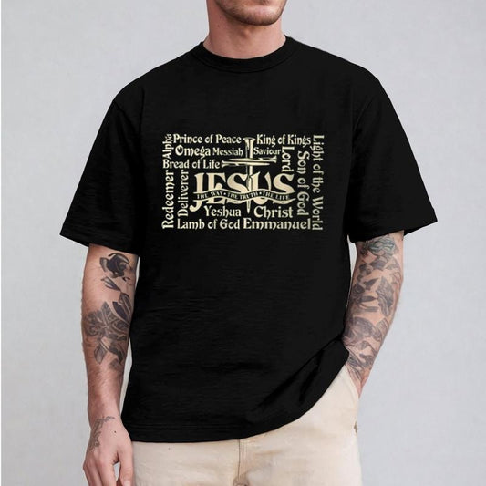 Price of Peace King of Kings Shirt Casual Style Crew Neck Short Sleeve T-Shirt Tops Trendy for Unisex, Perfect Gift for Dad