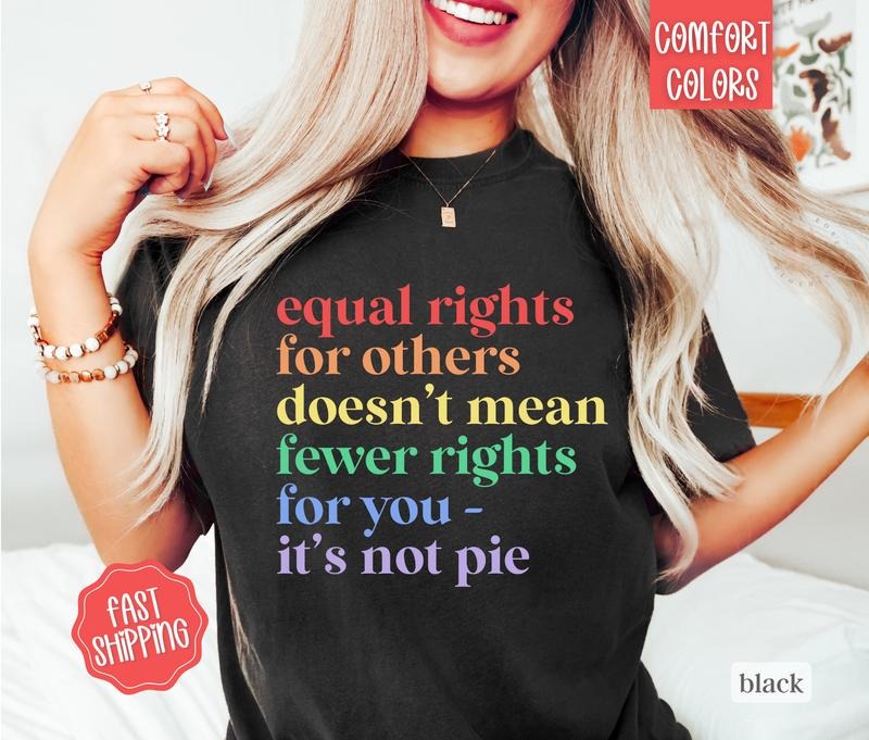Pride Shirt, LGBTQ Tshirt, Equal Rights Tee Hoodie, Sweatshirt | DripVista.com
