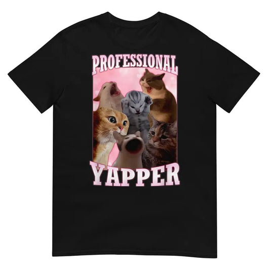 Professional Yapper Funny Cat T-Shirt