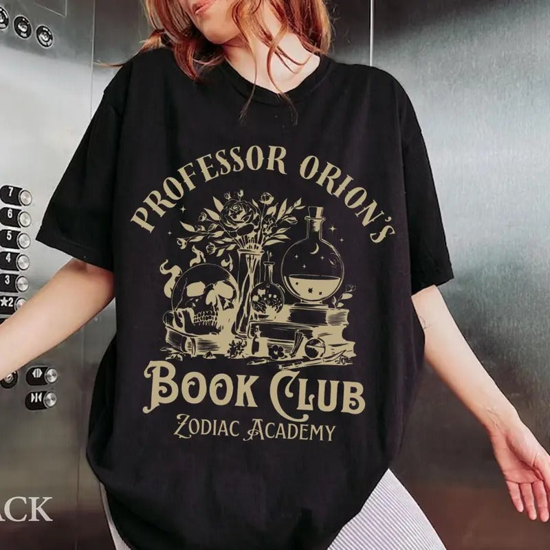 Professor Orion's Book Club Shirt, Zodiac Academy Shirt, Gift For Book Lover, Zodiac Academy The Inner Circle Shirt, Fantasy Reader