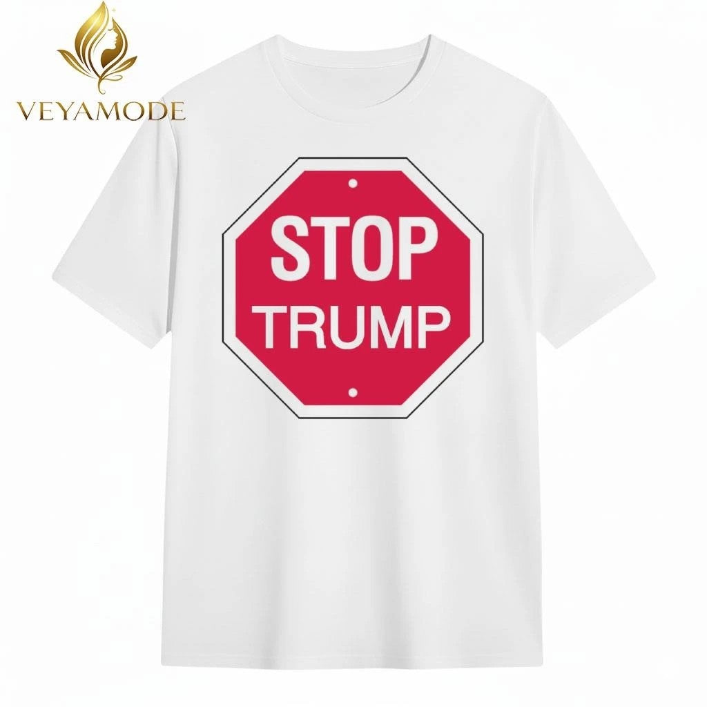 Prohibition sign Stop Trump tee