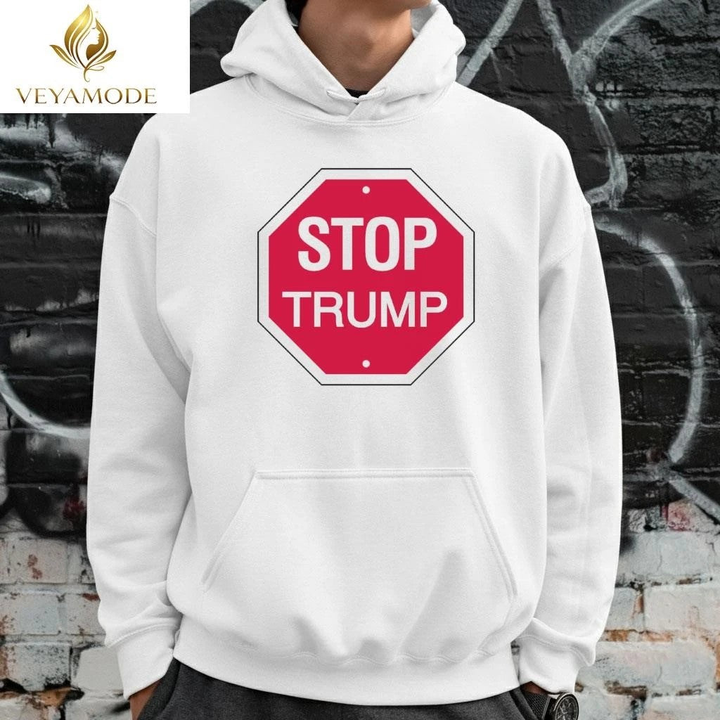Prohibition sign Stop Trump tee