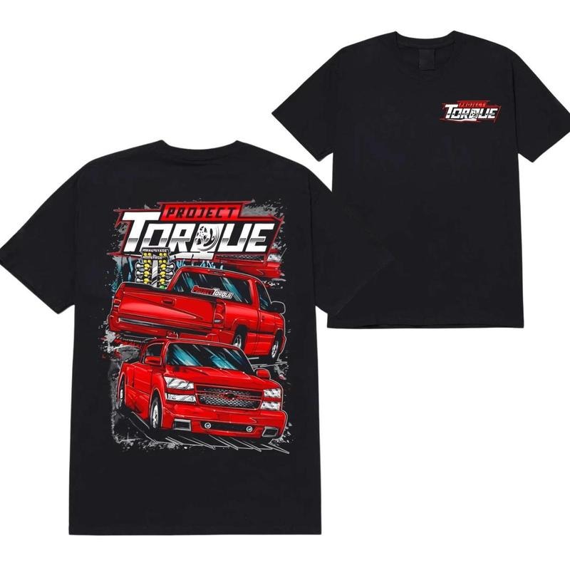 Project Torque Red Silverado Racing T-shirt Stylish Car Merch For Automotive Enthusiasts Hoodie, Sweatshirt | DripVista.com