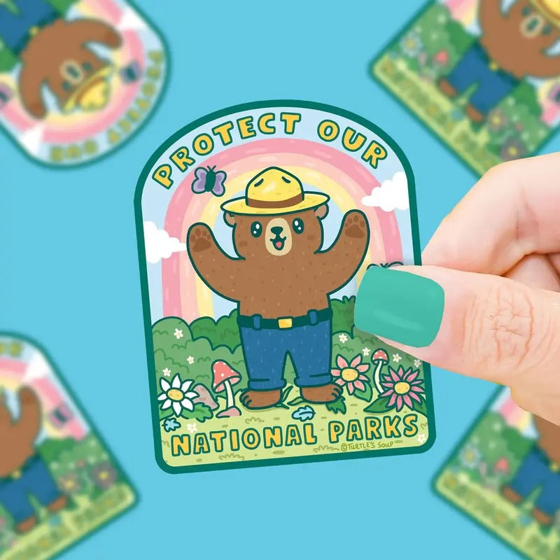 Protect Our National Parks Vinyl Sticker T-Shirts, Hoodie, Sweatshirt | DripVista.com