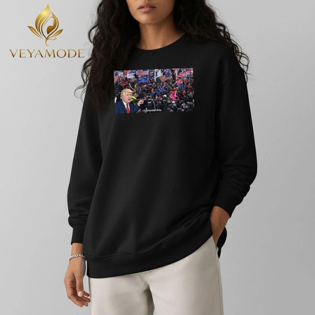 Protests, chaos Trump I directed this tee