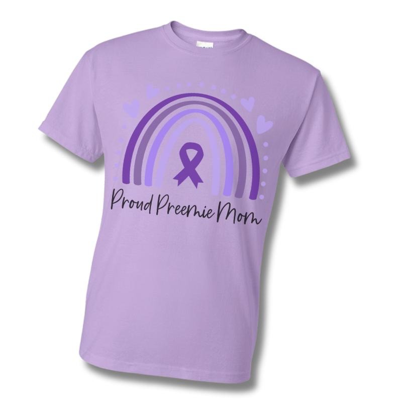 Proud Preemie Mom Unisex Sizing Tshirt Comfy leight weight material Hoodie, Sweatshirt | DripVista.com