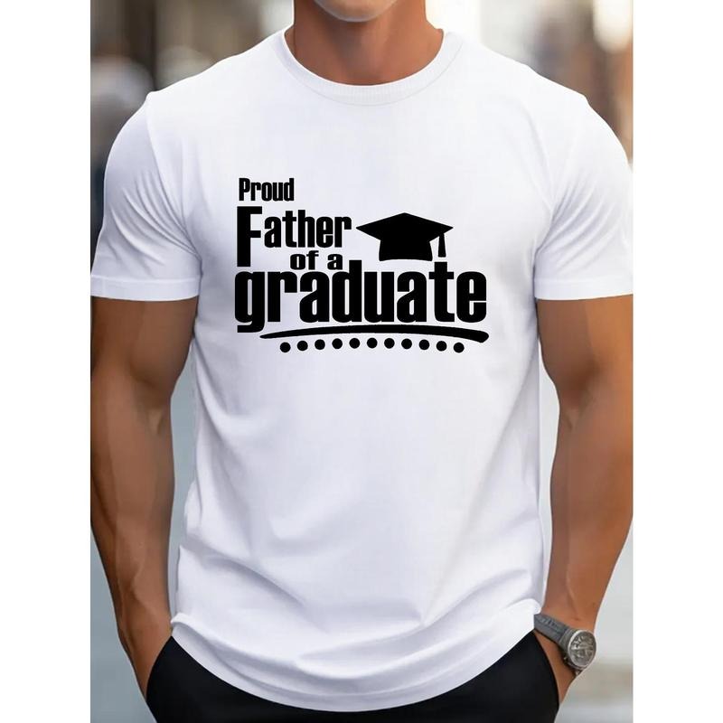 Proud graduate father, men's T-shirt comfortable fit, fitness sports outdoors Made in USA Hoodie, Sweatshirt | DripVista.com