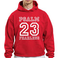 Psalm 23 Hoodie FOG Bible Verse Christian Apparel, Faith Hoodie for Men Women Unisex, Religious Prayer Gift