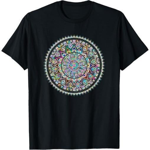 Psychedelic Love Mandala Heart Chakra T-Shirt Made in USA Hoodie, Sweatshirt | DripVista.com
