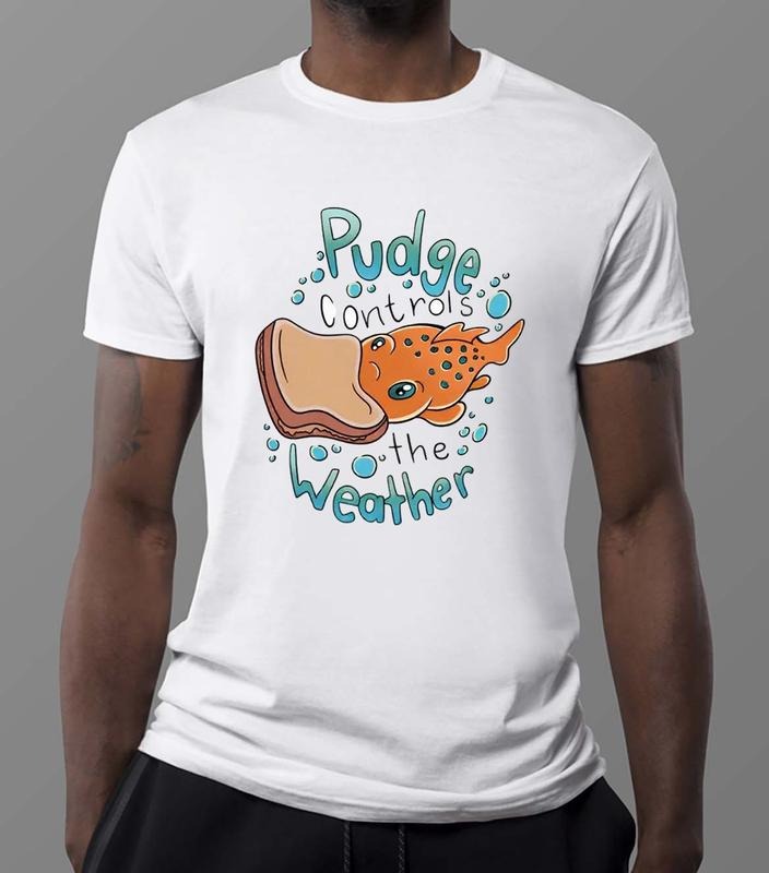 Pudge Controls The Weather T-Shirt Vintage Sportswear Collection Casual, Comfy, and Stylish Hoodie, Sweatshirt