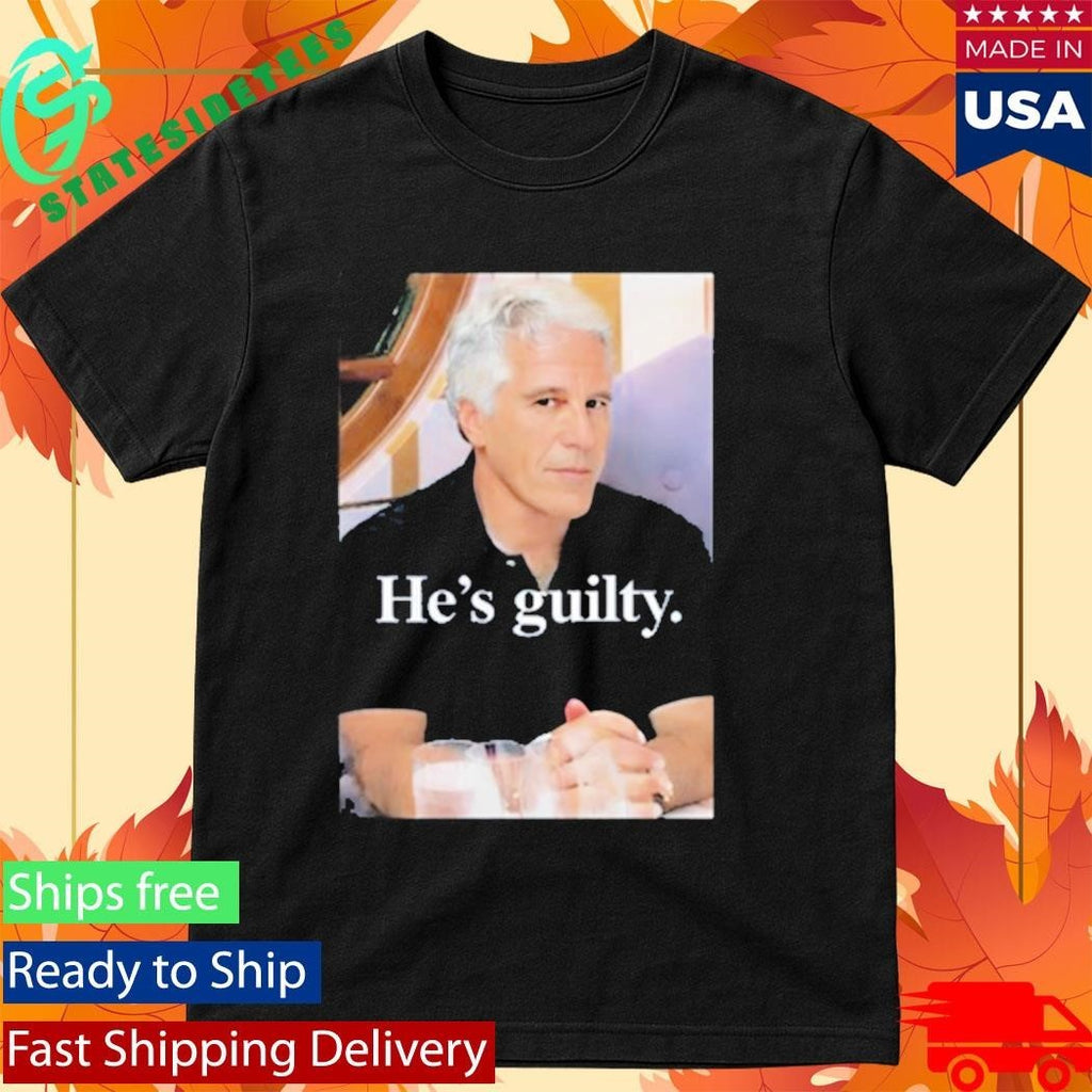 Pump Wearing He’s Guilty Island Shirt