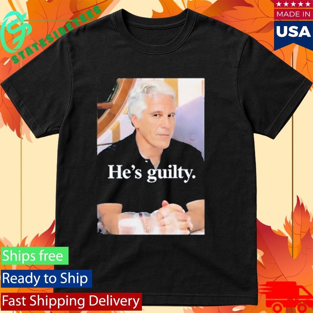 Pump Wearing He’s Guilty Island Shirt