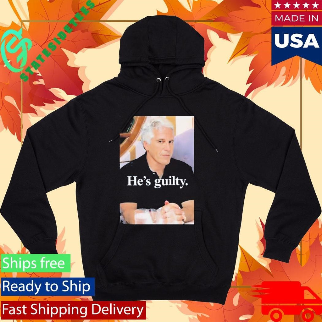 Pump Wearing He’s Guilty Island Shirt