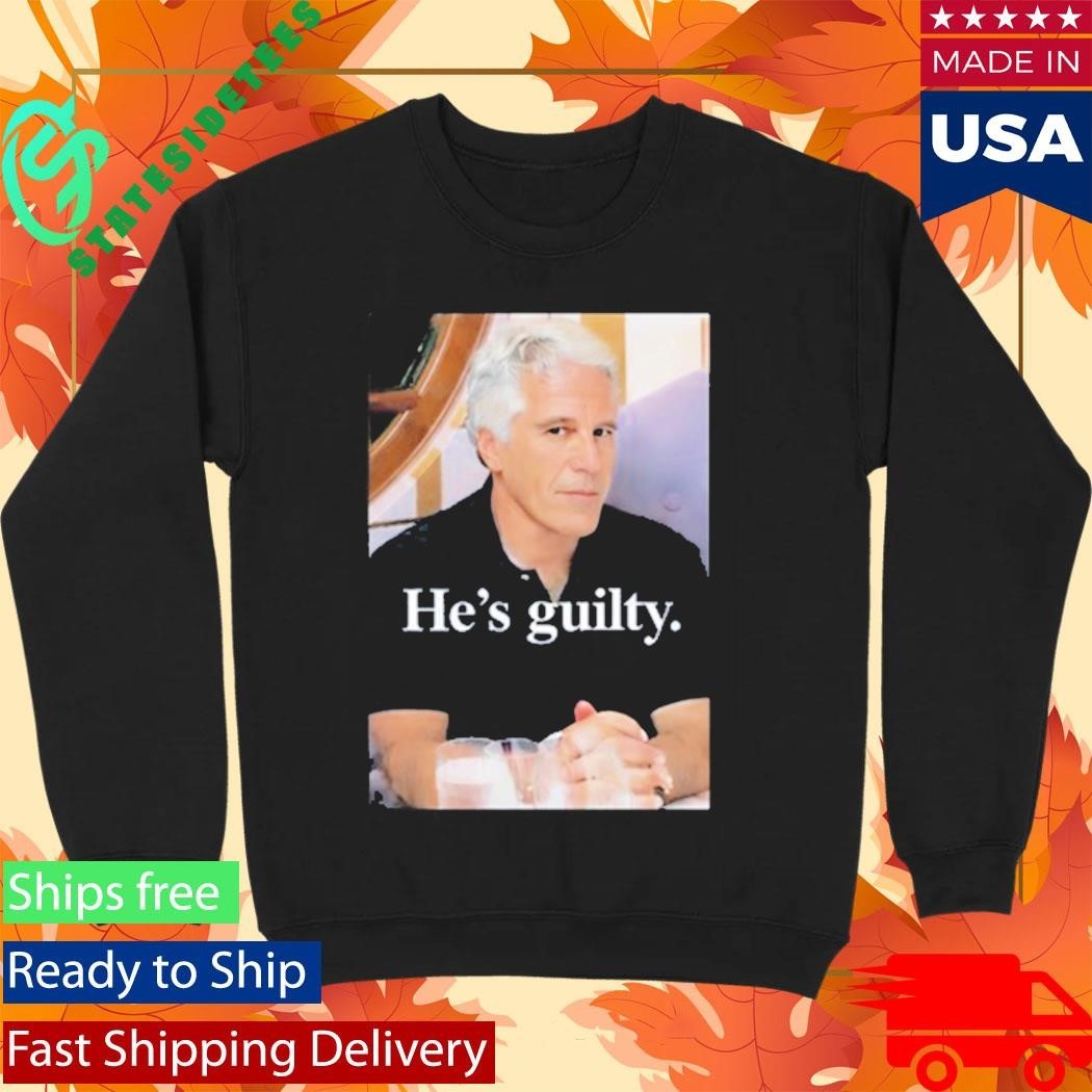 Pump Wearing He’s Guilty Island Shirt
