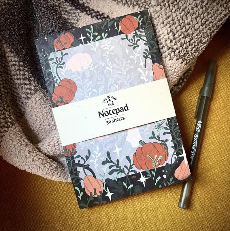 Pumpkin Garden 4x6 inch Notepad - Office Stationery T-Shirts, Hoodie, Sweatshirt | DripVista.com
