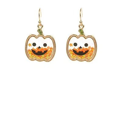 Pumpkin Glitter Shaker Earrings T-Shirts, Hoodie, Sweatshirt | DripVista.com