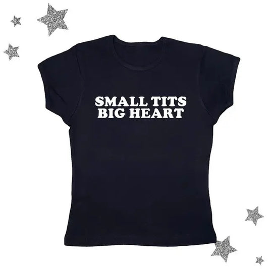 Punk Y2k Women's Baby Tee, Aesthetic Letter Print, Vintage Streetwear T-Shirts, Emo Girl Clothes, Y2k Top Women Streetwear, Grunge 2000s, Gift For Girlfriend