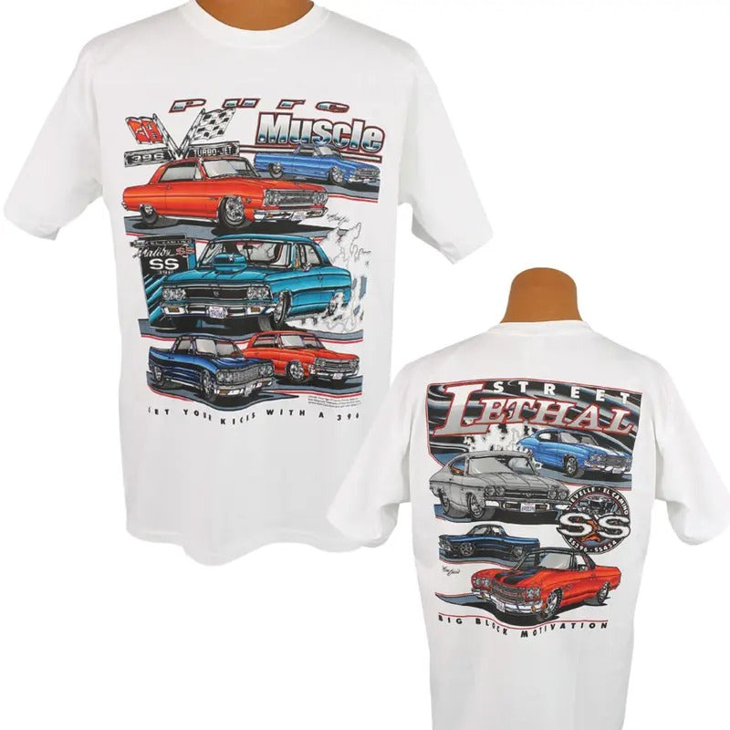Pure Muscle T-Shirt, Car shirt, Car lover shirt, Classic Car, Iconic Muscle Cars, Chevelle Malibu SS, 396 Turbo-Jet, Car and Vintage Auto Fans
