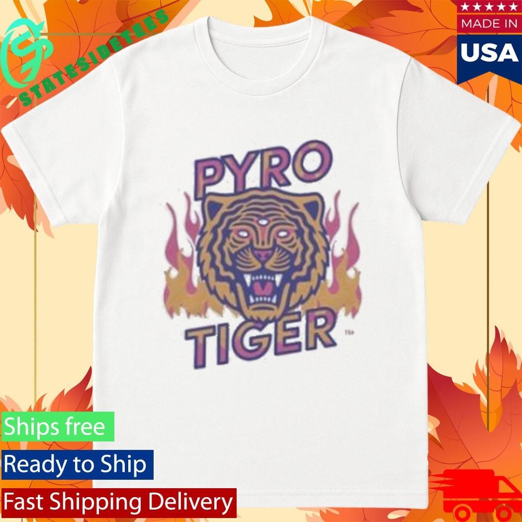 Pyro Tiger Flame Tiger Shirt