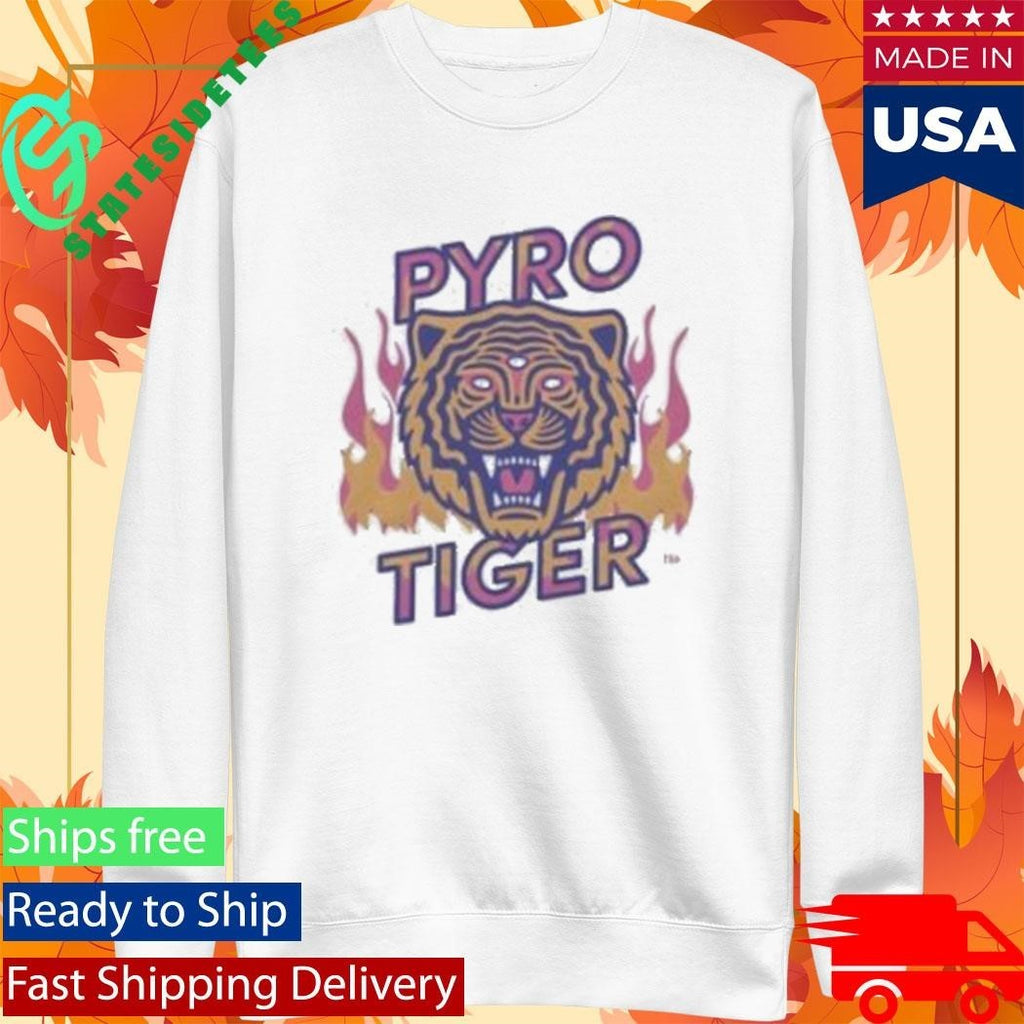 Pyro Tiger Flame Tiger Shirt
