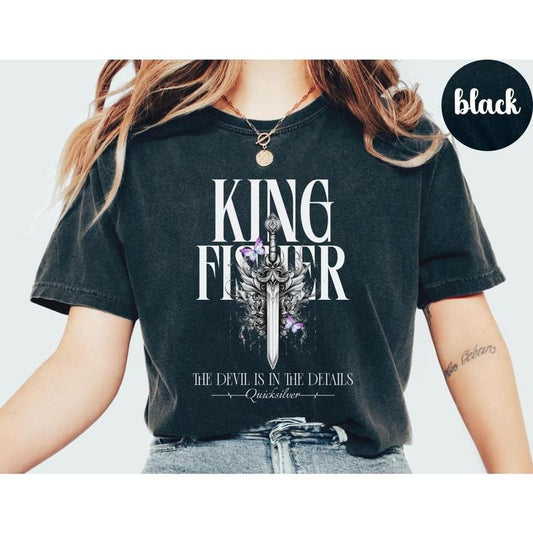 Quicksilver Book Kingfisher T-shirt, Classic Fashion, Timeless Design for All, Classic Fashion, Fits Every Occasion