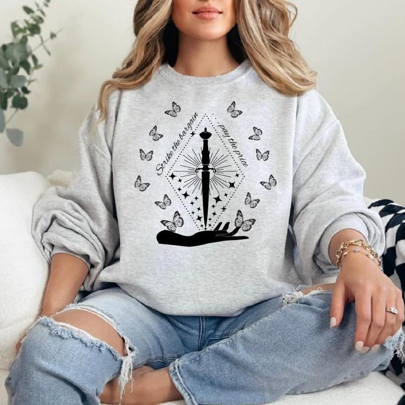 Quicksilver Fantasy Sweatshirt, Bookish Sweater, Bookworm Tee Shirt Hoodie | DripVista.com