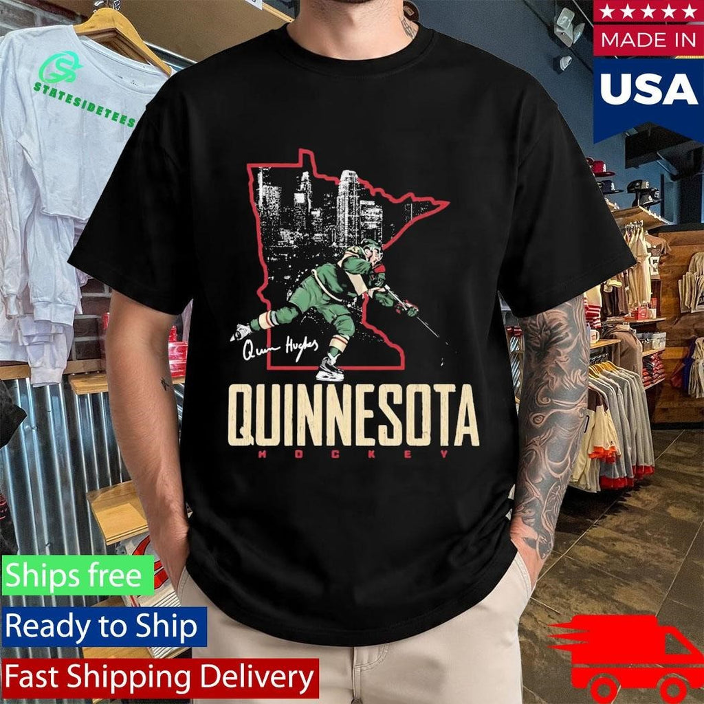 Quinn Hughes Minnesota Quinnesota Hockey Shirt