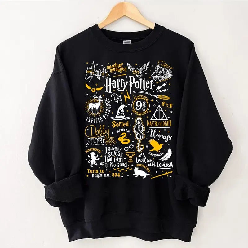 Quotes Sweatshirt Cotton Relaxed Fit, Sweatshirt hot trend