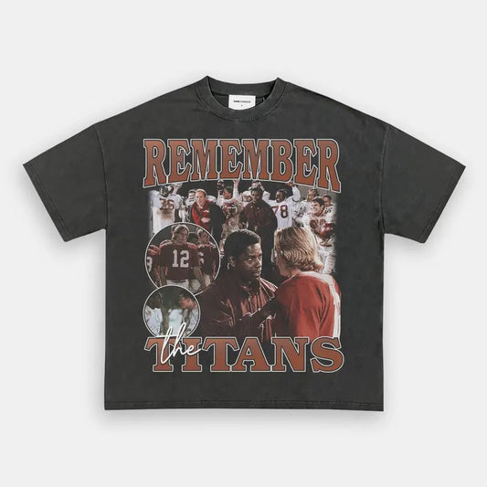 REMEMBER THE TITANS V2 TEE Trending Movie T shirt Vintage 90s T-shirt gift for Movie fans gift for him gift for her unisex T-shirt Urbanwear Shirt Casual Fabric