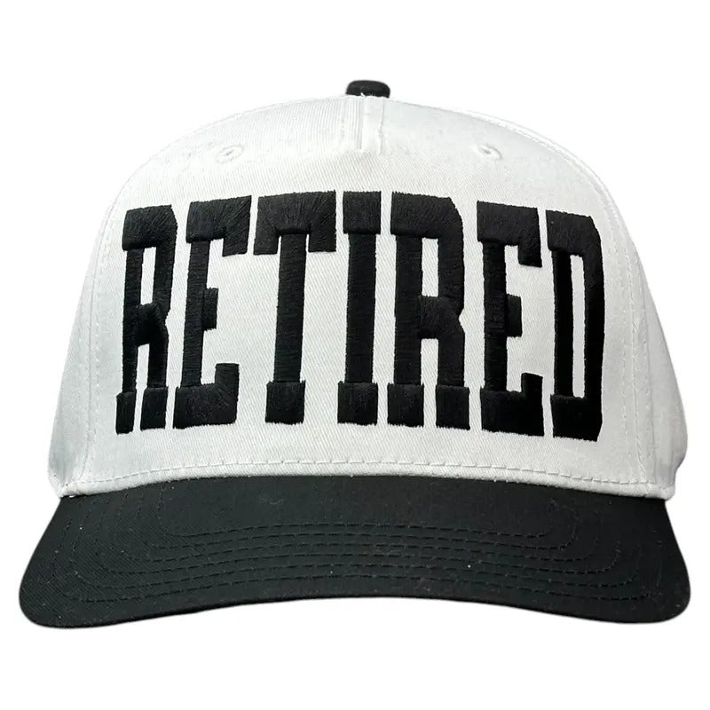 RETIRED HAT Custom Embroidered T-Shirts, Hoodie, Sweatshirt | DripVista.com