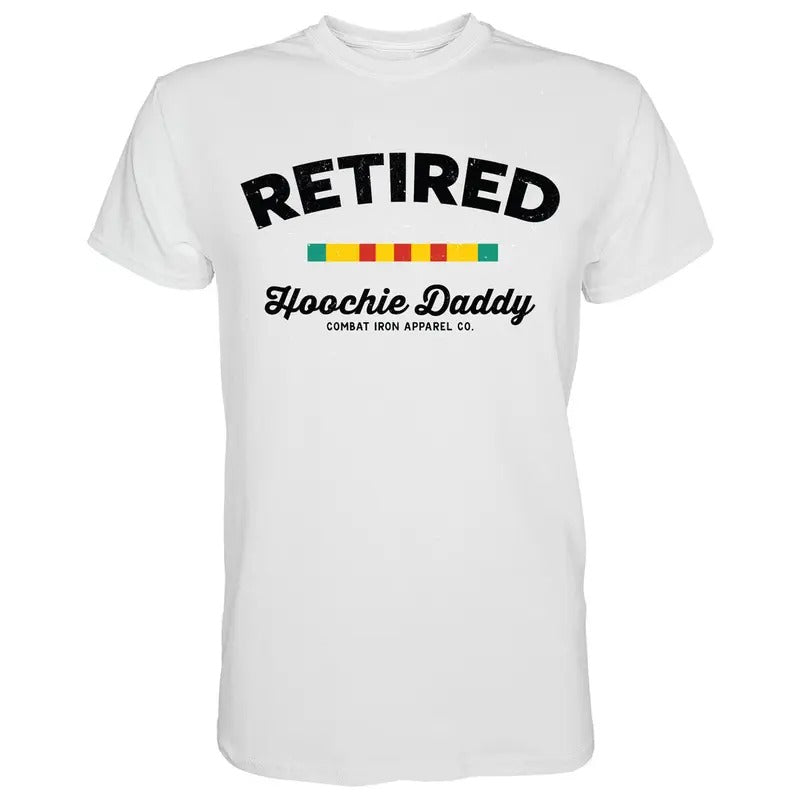 RETIRED HOOCHIE DADDY VETERAN RIBBONS MEN'S T-SHIRT Hoodie, Sweatshirt | DripVista.com